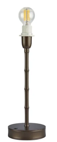 Bronze Bamboo Rechargeable Lamp Base