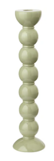 Bobbin Extra Tall Candlestick - Sage