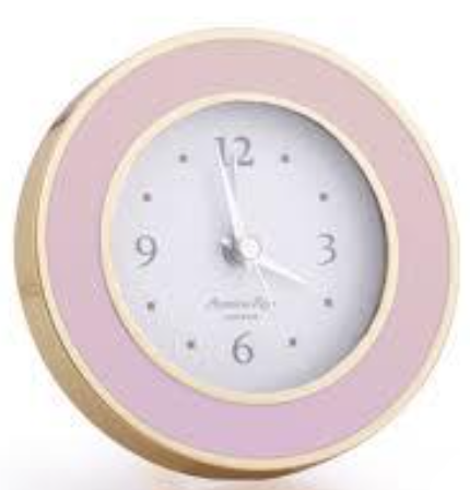 Round Pastel Alarm Clock