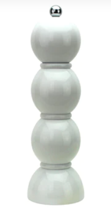 White Bobbin Salt or Pepper Grinder