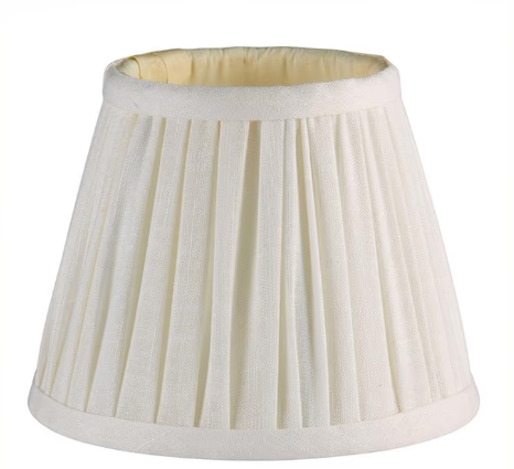 White Empire Lampshade 6"