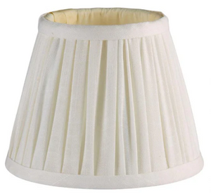 Bamboo Gold 12" Lamp with White Shade