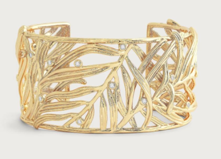 Palm Leaves Cuff