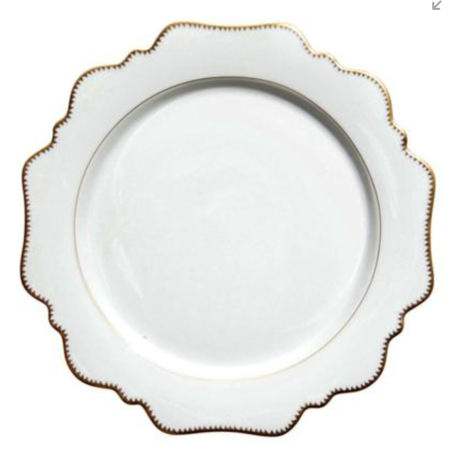 Simply Anna Antique Dessert Salad Plate