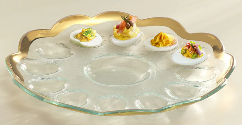 Roman Antique Deviled Egg Platter