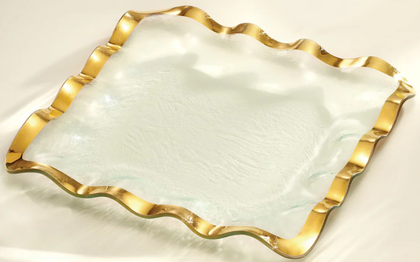 Ruffle Square Tray