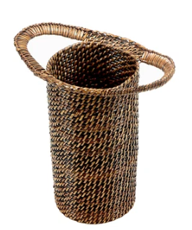 Wine Holder with Wrapped Handles