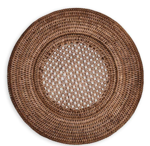Rattan Round Ttop Charger