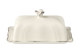 Filet Taupe Butter Dish