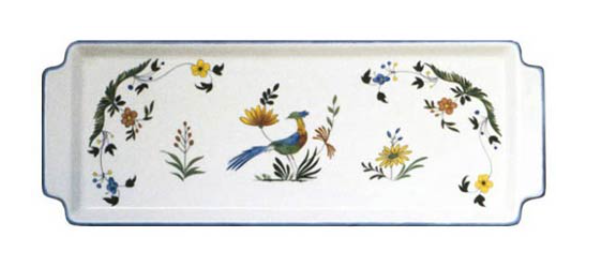 Les Oiseaux de Paradis Oblong Serving Tray