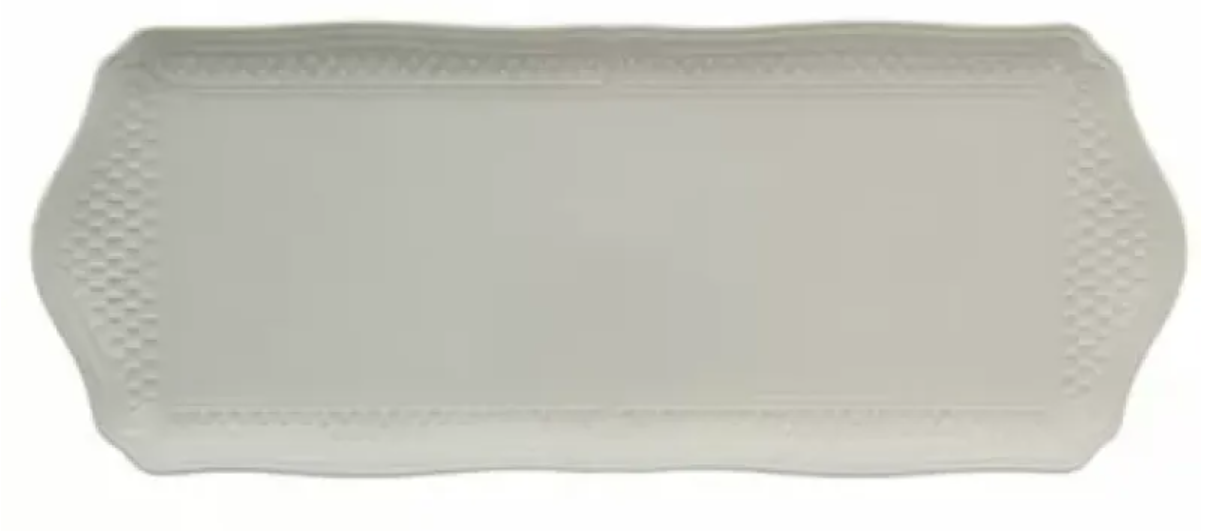 Pont Aux Choux White Oblong Serving Tray