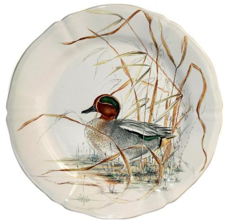 Sologne Duck Dessert Plate