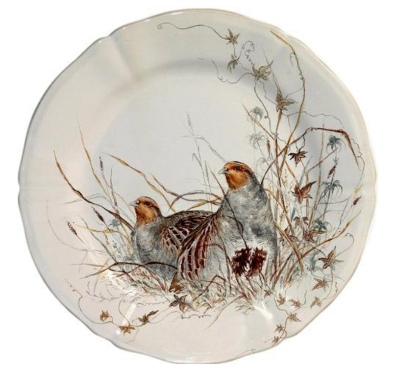 Sologne Partridge Dessert Plate