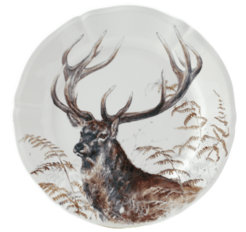 Sologne Stag Dessert Plate