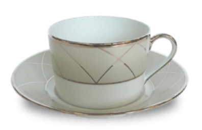 Clair De Lune Arcades Teacup and Saucer