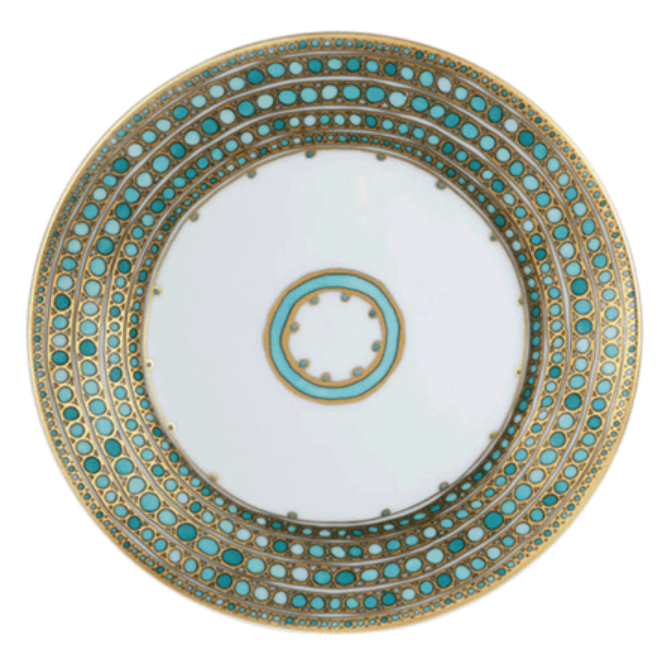 Syracuse Turquoise Dessert Plate