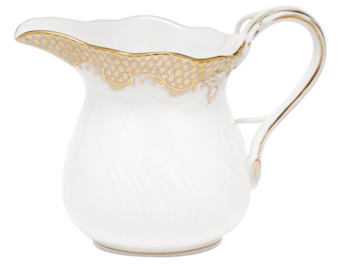 Fish Scale Gold Serveware