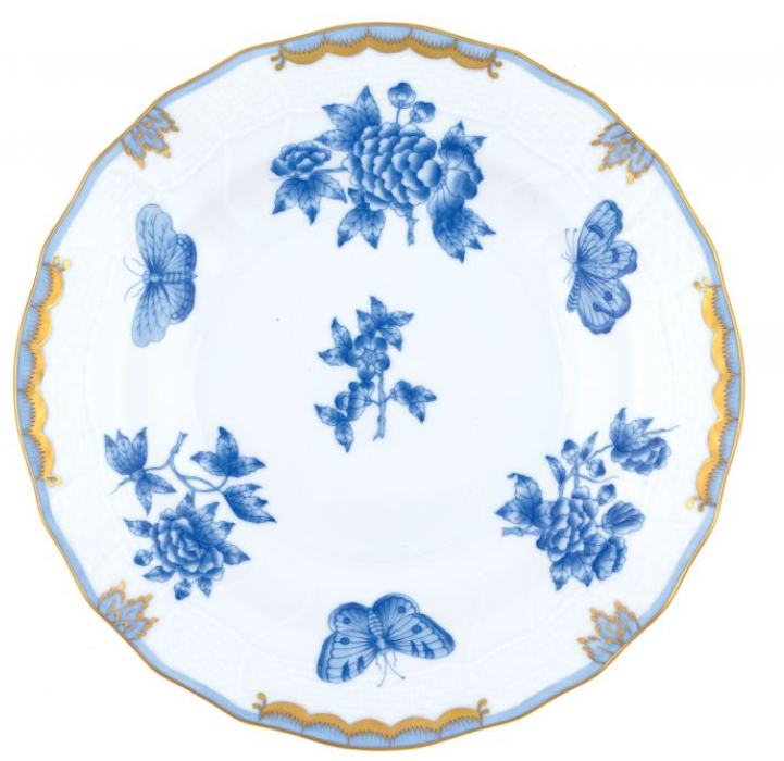 Fortuna Blue Dessert Plate