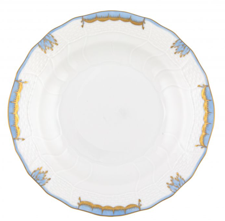 Princess Victoria Light Blue Dessert Plate