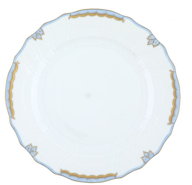 Princess Victoria Light Blue Dinner Plate