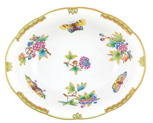 Queen Victoria Green Serveware