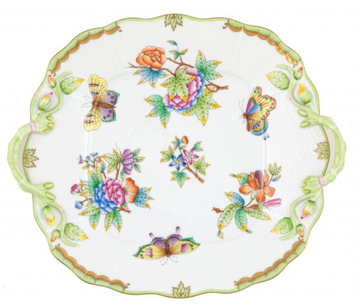 Queen Victoria Green Serveware