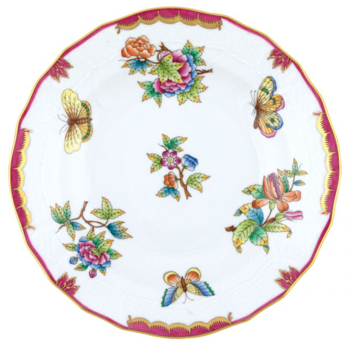 Queen Victoria Pink Raspberry Dessert Plate