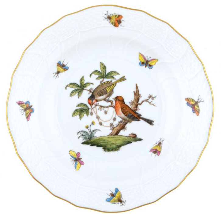 Rothschild Bird Dessert Plate