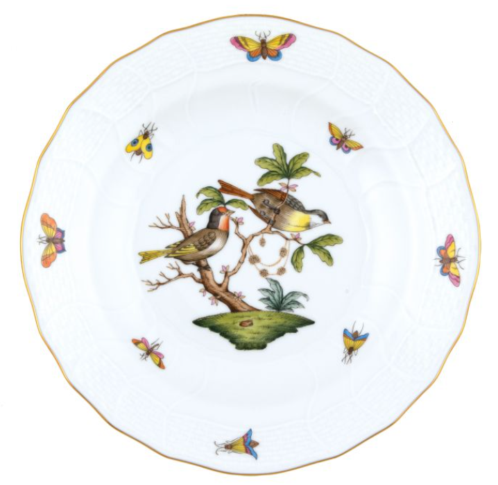 Rothschild Bird Dessert Plate