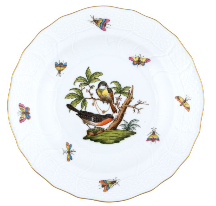 Rothschild Bird Dessert Plate