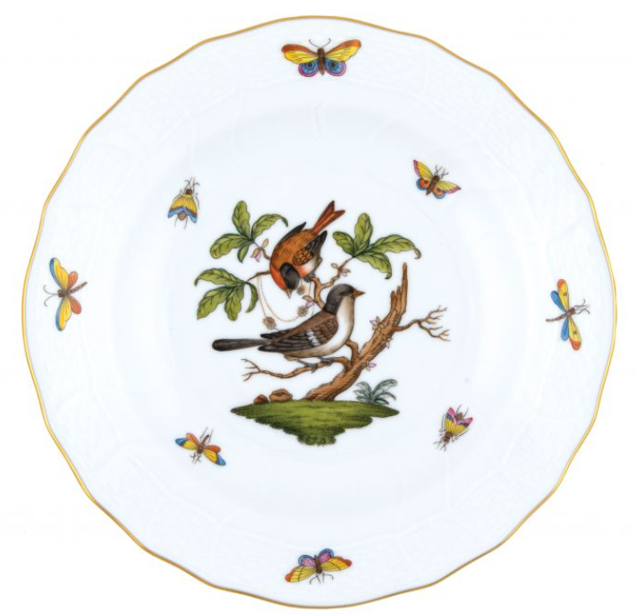 Rothschild Bird Dessert Plate