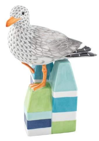 Seagull on Lobster Buoys