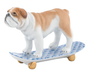 Skateboarding Bulldog