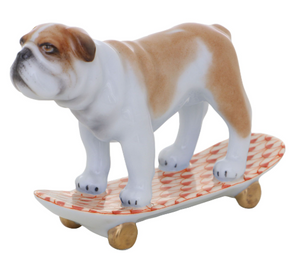 Skateboarding Bulldog
