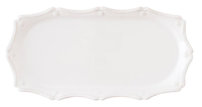 14" Hostess Tray - Whitewash