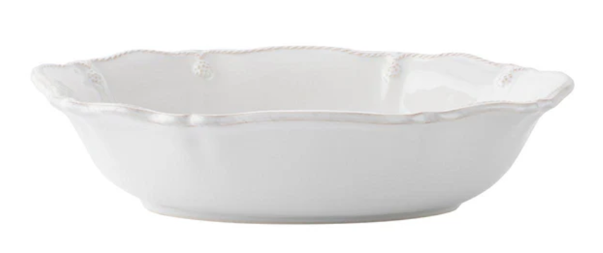 Berry and Thread Oval Medium Serving Bowl