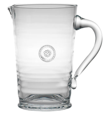 Berry and Thread Glass Pitcher