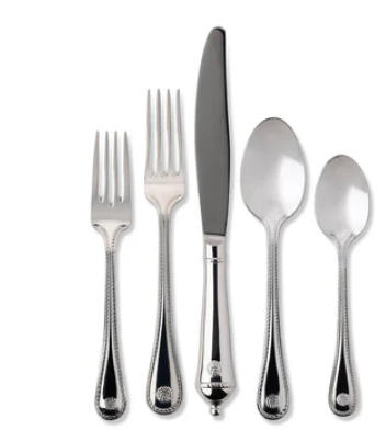 Berry and Thread Polished 5 piece Place Setting