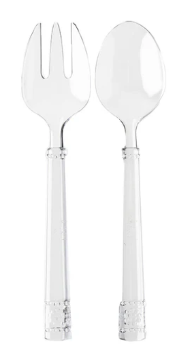 Isabella Acrylic Salad Server Set