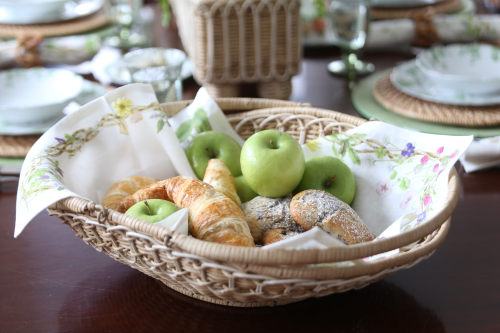 Provence Rattan Gathering Basket