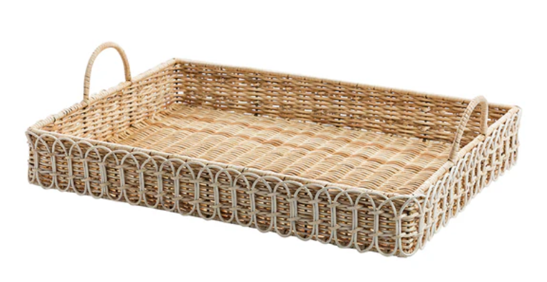Provence Rattan Rectangular Tray