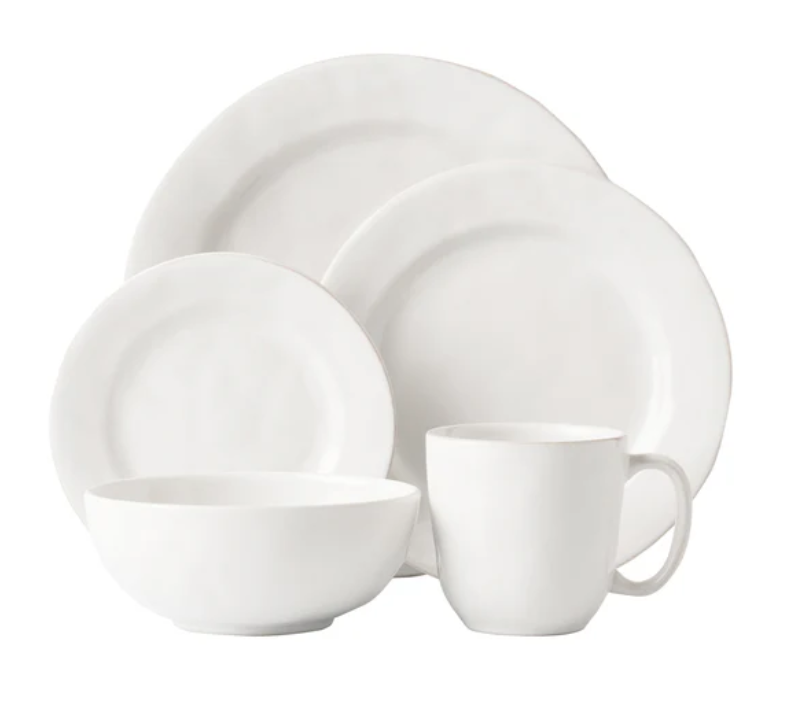 Puro 5 Piece Place Setting Whitewash