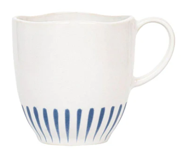 Sitio Stripe Mug: Delft Blue