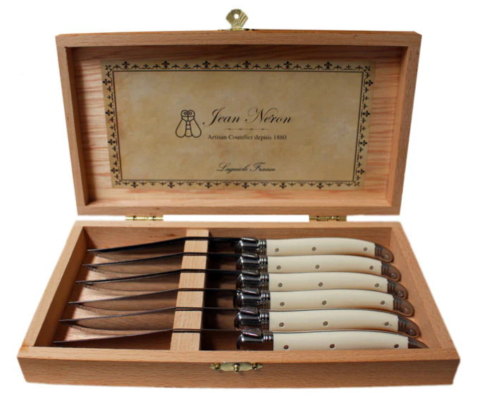 Laguiole Ivory Knife Set