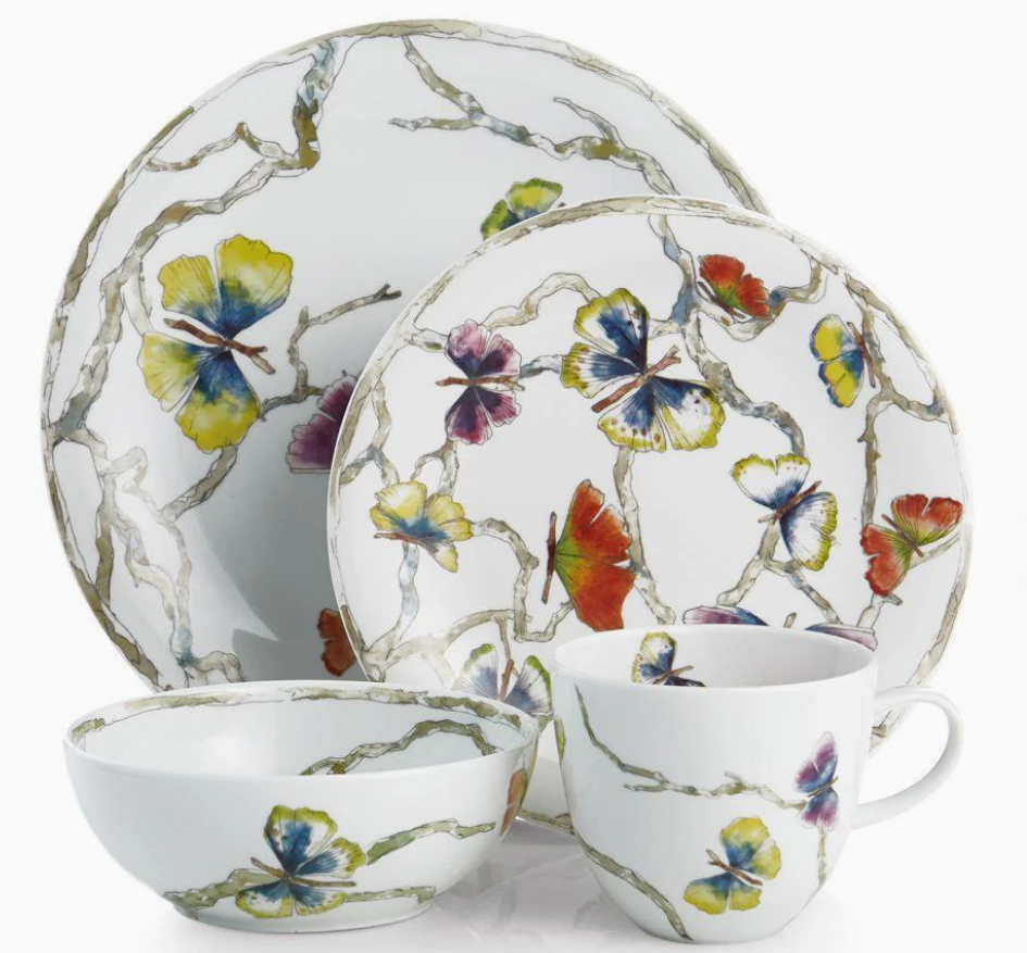 Butterfly Ginkgo 4 Piece Place Setting