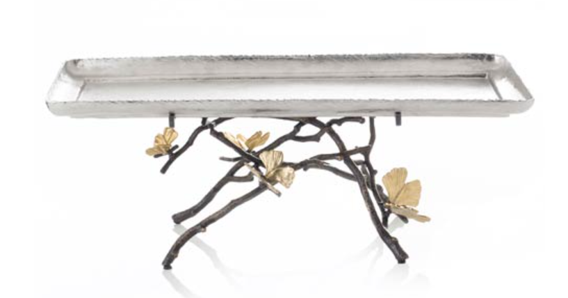 Butterfly Ginkgo Foot Tray