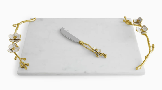 Orchid Large Cheeseboard with Knife