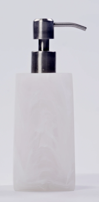 Soap Dispenser White Swirl