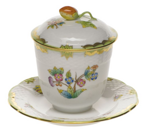 Queen Victoria Green Serveware