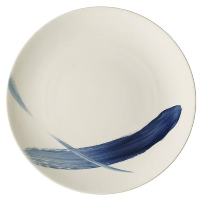 Brushstroke Blue Serveware